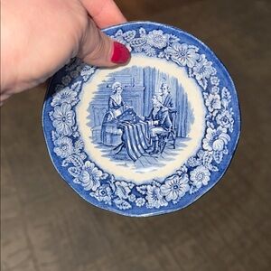 Betsy Ross Liberty Blue Bowl by Staffordshire